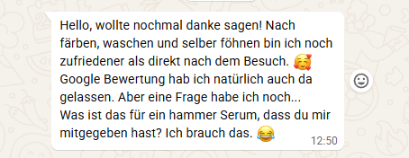 WhatsApp-Nachricht