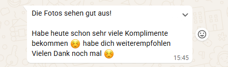WhatsApp-Nachricht