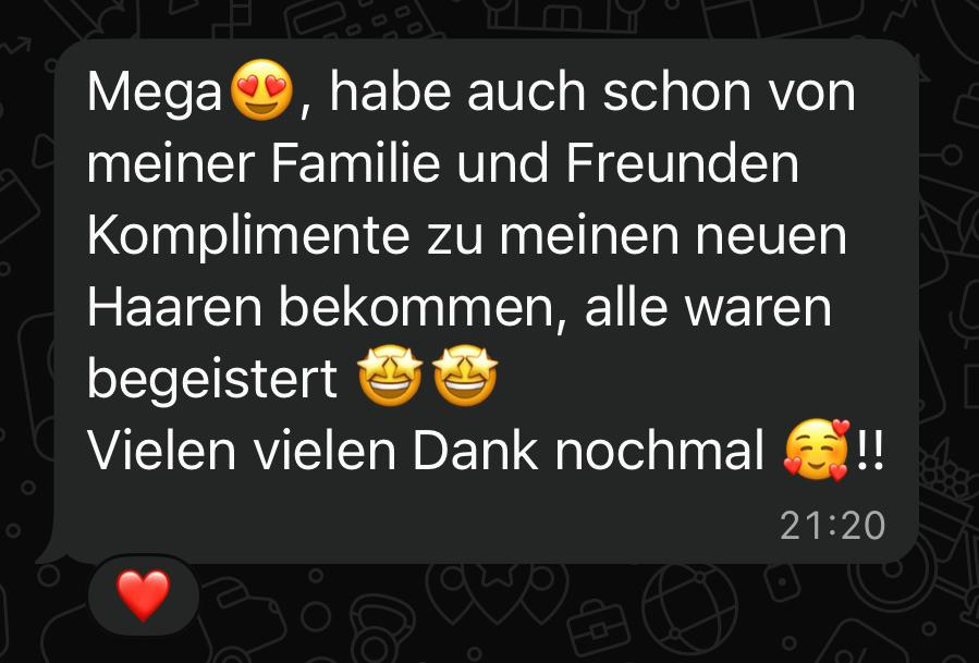 WhatsApp-Nachricht