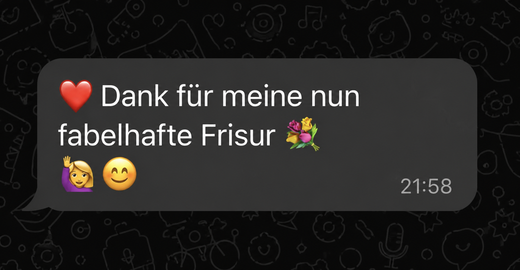 WhatsApp-Nachricht