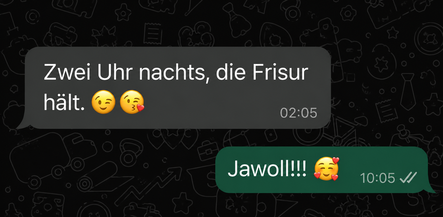 WhatsApp-Nachricht