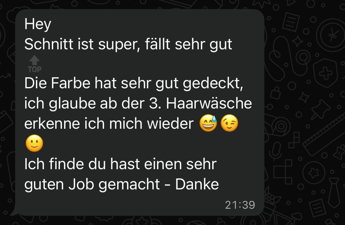 WhatsApp-Nachricht