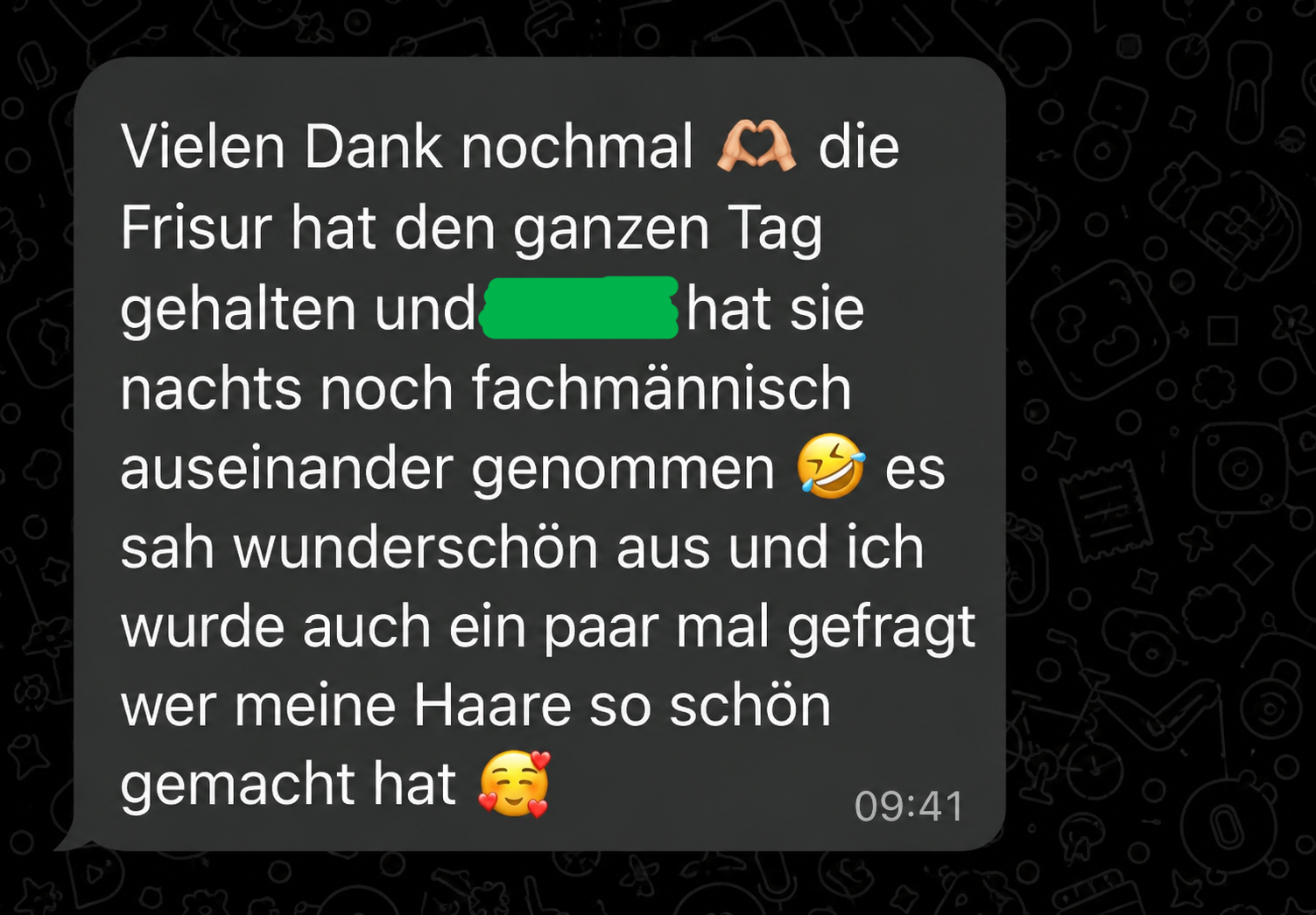WhatsApp-Nachricht